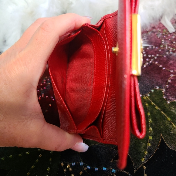 Prada Fiocco Saffiano Card Wallet - Picture 9 of 12